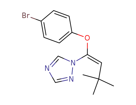 1H-1,2,4-Triazole, 1-[1-(4-bromophenoxy)-3,3-dimethyl-1-butenyl]-, (E)-