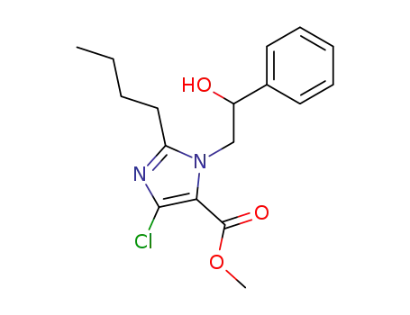 2-Butyl-5-chloro-3-(2-hydroxy-2-phenyl-ethyl)-3H-imidazole-4-carboxylic acid methyl ester