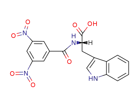 Molecular Structure of 97878-75-6 (L-Tryptophan, N-(3,5-dinitrobenzoyl)-)