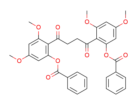 C<sub>34</sub>H<sub>30</sub>O<sub>10</sub>