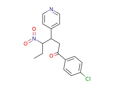 4'-Chlor-4-nitro-3-(4-pyridyl)hexanophenon
