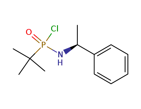 N-(S)-α-phenylethyl-P-t-butylphosphonamidic chloride