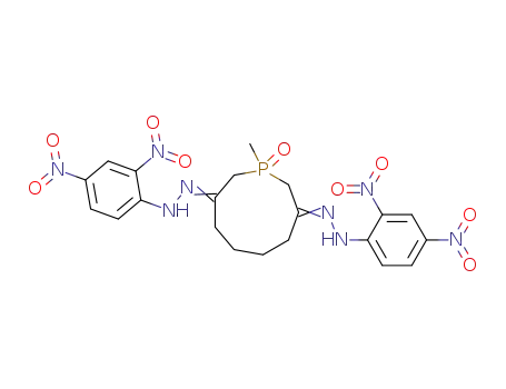 1-methyl-3,8-phosphonanedione 1-oxide bis(2,4-dinitrophenylhydrazone)