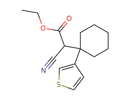 ethyl cyano[1-(3-thienyl)cyclohexyl]acetate