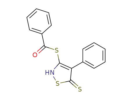4-phenyl-5-thioxo-3-isothiazolin-3-yl S-thiobenzoate