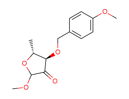 methoxy 5-deoxy-3-O-(p-methoxybenzyl)-α,β-erythro-pentofuranoside