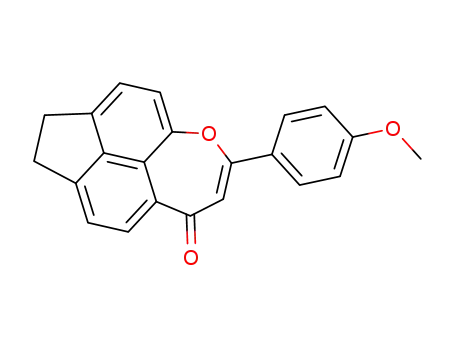 2-(methoxyphenyl)-7,8-dihydro-4H-acenaphth[5,6-bc]oxepin-4-one