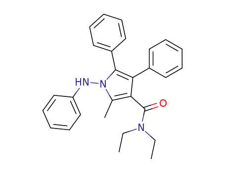 1H-Pyrrole-3-carboxamide,
N,N-diethyl-2-methyl-4,5-diphenyl-1-(phenylamino)-