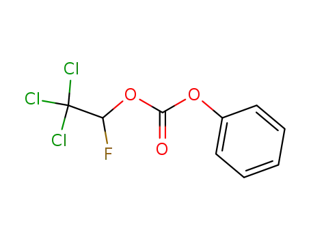 Molecular Structure of 113421-92-4 (Carbonic acid, phenyl 2,2,2-trichloro-1-fluoroethyl ester)