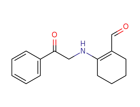 1-Cyclohexene-1-carboxaldehyde, 2-[(2-oxo-2-phenylethyl)amino]-