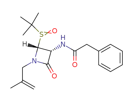 (3R,4R)-1-methylallyl-3-phenylacetamido-4-t-butylsulphinylazetidin-2-one