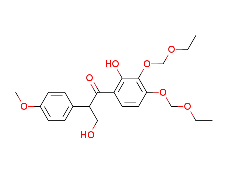 3,4-Bisethoxymethoxy-2-hydroxy-α-hydroxymethyl-4'-methoxydesoxybenzoin