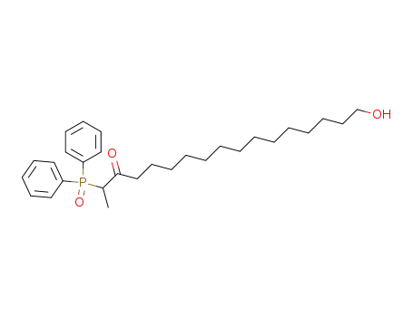 2-Diphenylphosphinoyl-17-hydroxyheptadecan-3-one