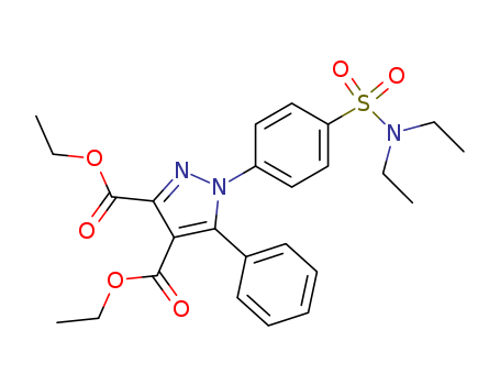 diethyl 1-[4-(diethylsulfamoyl)phenyl]-5-phenyl-pyrazole-3,4-dicarboxylate