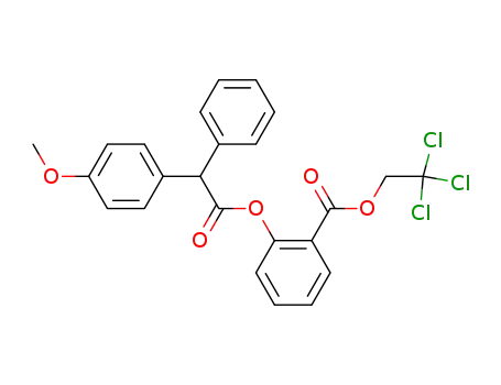 2-[2-(4-Methoxy-phenyl)-2-phenyl-acetoxy]-benzoic acid 2,2,2-trichloro-ethyl ester