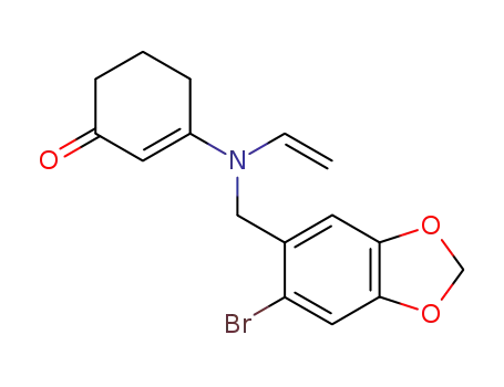3-[(6-Bromo-benzo[1,3]dioxol-5-ylmethyl)-vinyl-amino]-cyclohex-2-enone