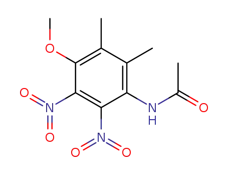 4-acetamino-1-methoxy-5,6-dimethyl-2,3-dinitrobenzene