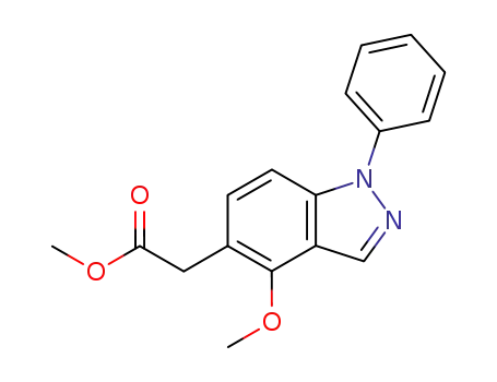 메틸 2-(4-메톡시-1-페닐-인다졸-5-일)아세테이트