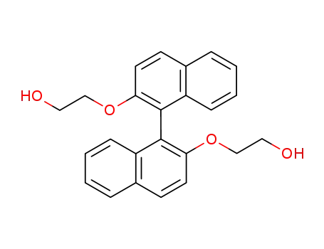 Molecular Structure of 55441-95-7 (2,2'-Bis(2-hydroxyethoxy)-1,1'-binaphthyl)