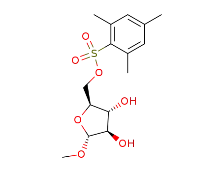 2,4,6-Trimethyl-benzenesulfonic acid (2S,3R,4R,5R)-3,4-dihydroxy-5-methoxy-tetrahydro-furan-2-ylmethyl ester