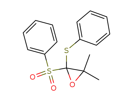 3,3-dimethyl-2-phenylsulphonyl-2-phenylthiooxirane