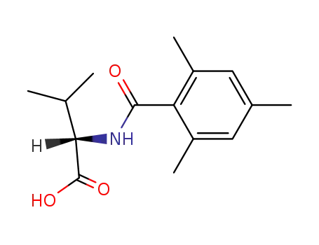 Molecular Structure of 79137-53-4 (N-Mesitoyl-L-valin)
