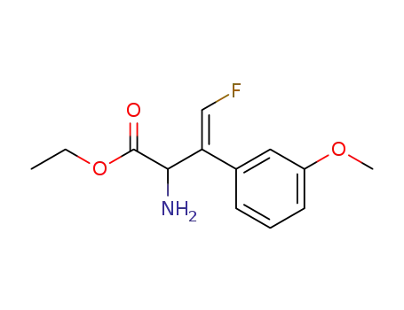 Phenylalanine, b-(fluoromethylene)-3-methoxy-, ethyl ester, (E)-
