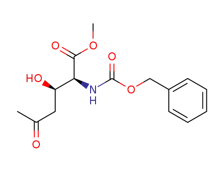 (2S,3R)-2-Benzyloxycarbonylamino-3-hydroxy-5-oxo-hexanoic acid methyl ester