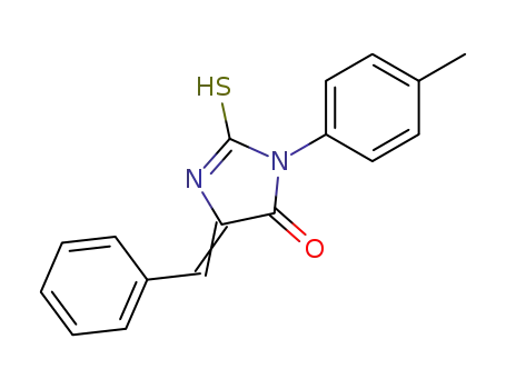 4-Imidazolidinone, 3-(4-methylphenyl)-5-(phenylmethylene)-2-thioxo-