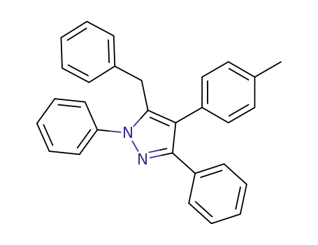5-Benzyl-1,3-diphenyl-4-p-tolyl-1H-pyrazole