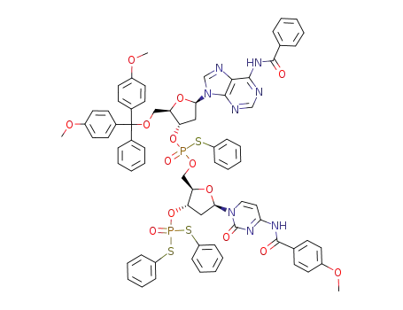 C<sub>73</sub>H<sub>66</sub>N<sub>8</sub>O<sub>14</sub>P<sub>2</sub>S<sub>3</sub>