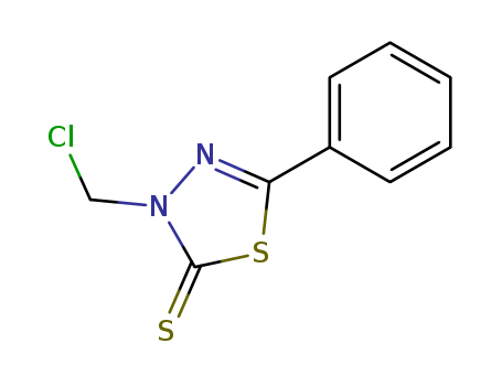 1,3,4-Thiadiazole-2(3H)-thione, 3-(chloromethyl)-5-phenyl-