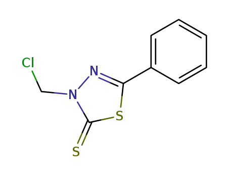 1,3,4-Thiadiazole-2(3H)-thione, 3-(chloromethyl)-5-phenyl-