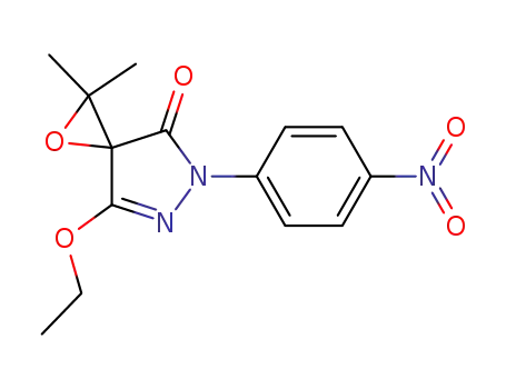7-Ethoxy-2,2-dimethyl-5-(4-nitro-phenyl)-1-oxa-5,6-diaza-spiro[2.4]hept-6-en-4-one