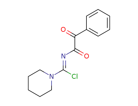 1-Piperidinecarboximidoyl chloride, N-(oxophenylacetyl)-
