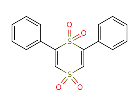 Molecular Structure of 111564-12-6 (2,6-diphenyl-1,4-dithiine-1,1,4,4-tetraoxide)