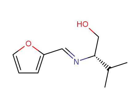 Molecular Structure of 87666-71-5 ((E)-(S)-N-(2-hydroxy-1-isopropylethyl)-(2-furyl)methylideneamine)