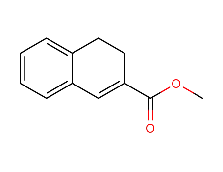 Molecular Structure of 51849-37-7 (2-Naphthalenecarboxylic acid, 3,4-dihydro-, methyl ester)