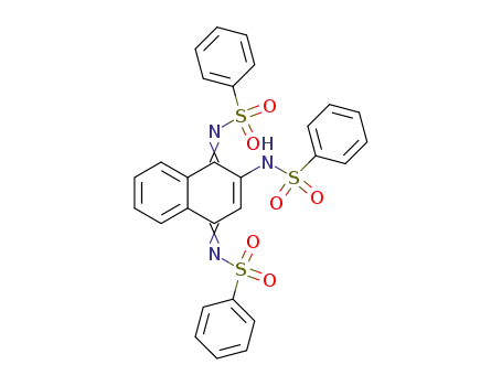 2-benzenesulfonamido-N,N'-bis(phenylsulfonyl)-1,4-naphthoquinonediimine