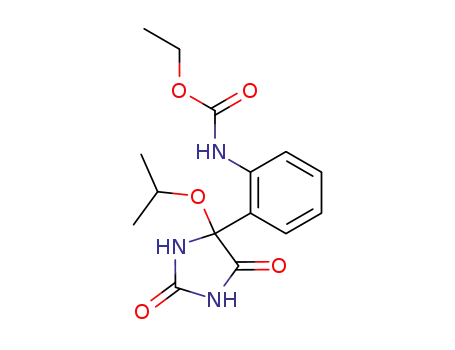 5-(2-Ethoxycarbonylaminophenyl)-5-isopropyloxyimidazolidine-2,4-dione