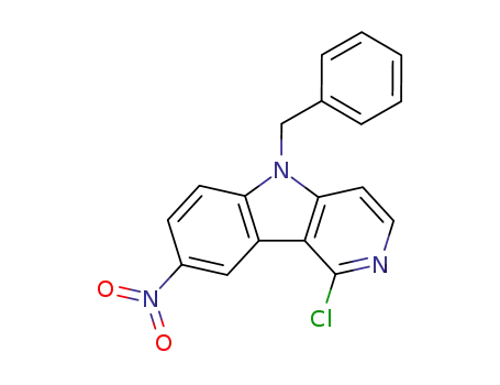 4-chloro-6-nitro-9-benzyl-γ-carboline
