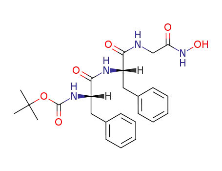 Molecular Structure of 97207-35-7 (tert-butyloxycarbonyl-phenylalanyl-phenylalanyl-glycine hydroxylamine)