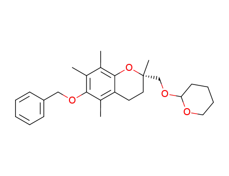 (S)-6-Benzyloxy-2,5,7,8-tetramethyl-2-(tetrahydro-pyran-2-yloxymethyl)-chroman