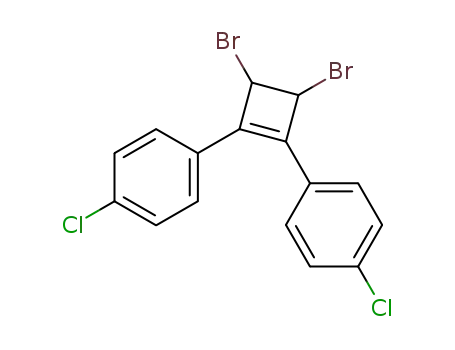 Benzene, 1,1'-(3,4-dibromo-1-cyclobutene-1,2-diyl)bis[4-chloro-