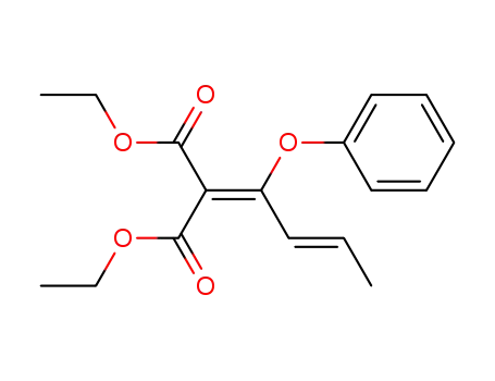 2-((E)-1-Phenoxy-but-2-enylidene)-malonic acid diethyl ester