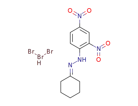 Molecular Structure of 79968-08-4 (N-Cyclohexylidene-N'-(2,4-dinitro-phenyl)-hydrazine; compound with GENERIC INORGANIC NEUTRAL COMPONENT)