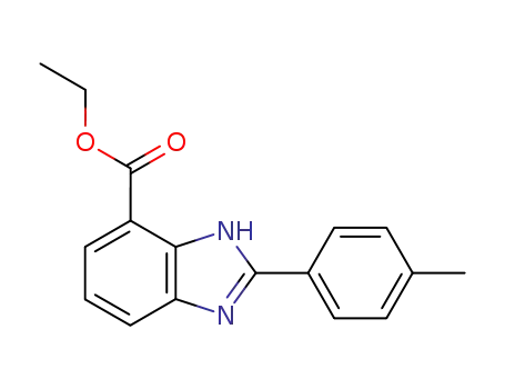 2-(4-methylphenyl)-4-benzimidazolecarboxylic acid ethyl ester