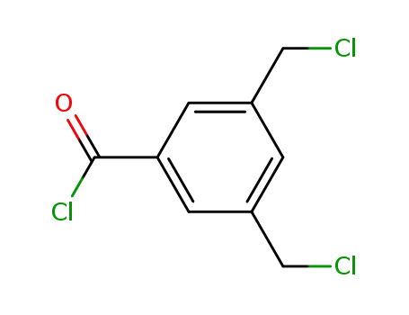 Molecular Structure of 167082-57-7 (Benzoyl chloride, 3,5-bis(chloromethyl)-)