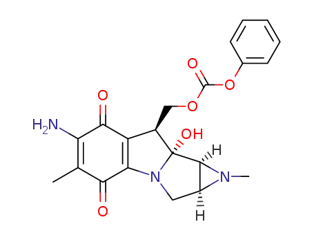 Molecular Structure of 78879-24-0 (9-epi-10-O-decarbamoyl-10-O-(phenoxycarbonyl)mitomycin D)