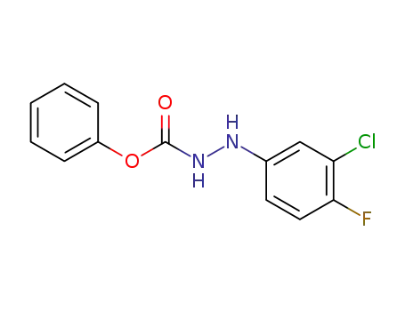 N'-(3-Chloro-4-fluoro-phenyl)-hydrazinecarboxylic acid phenyl ester